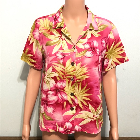 Havana Jack's Cafe Tops Havana Jacks Cafe Shirt Blouse Womens Size